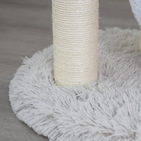 Petpals Rockview 2-Level Cat Tree - Ivory